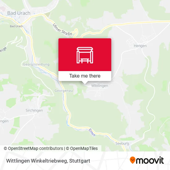 Карта Wittlingen Winkeltriebweg