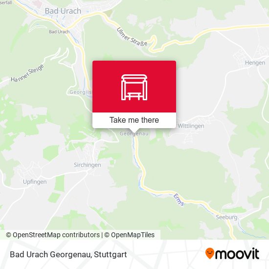 Карта Bad Urach Georgenau