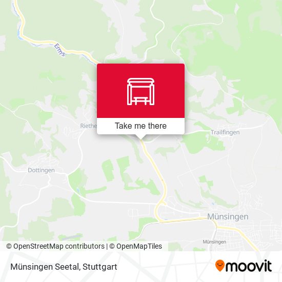 Münsingen Seetal map