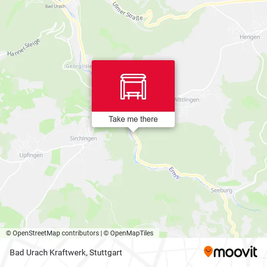 Карта Bad Urach Kraftwerk