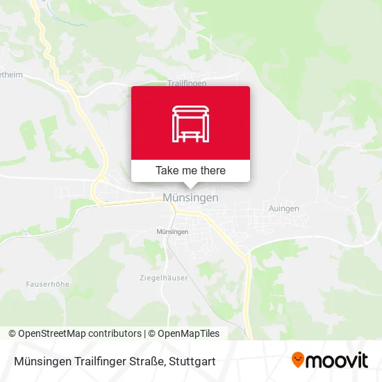 Карта Münsingen Trailfinger Straße