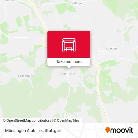 Карта Münsingen Albklinik