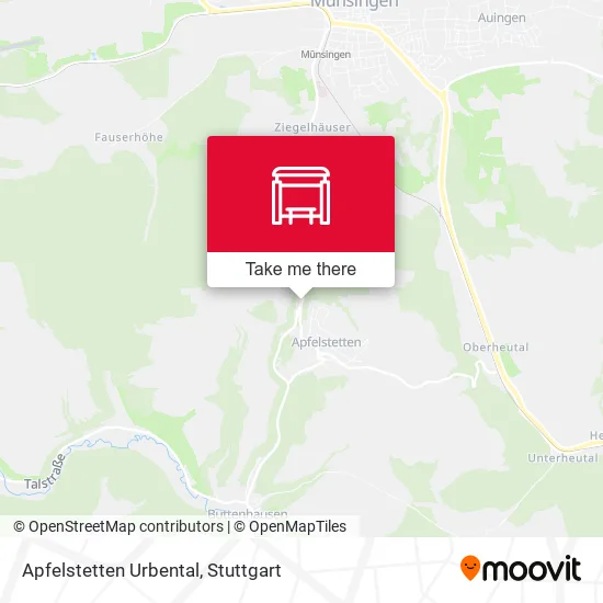 Карта Apfelstetten Urbental