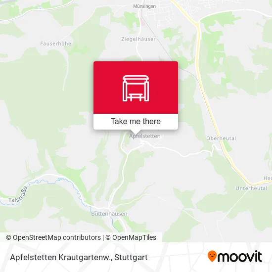 Карта Apfelstetten Krautgartenw.