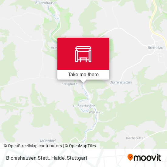 Bichishausen Stett. Halde map