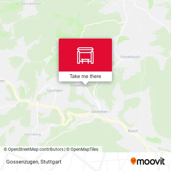 Карта Gossenzugen