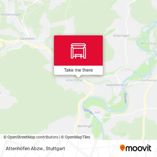 Карта Attenhöfen Abzw.