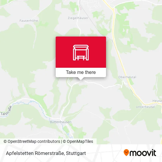 Карта Apfelstetten Römerstraße
