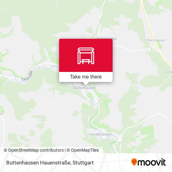 Buttenhausen Hauenstraße map