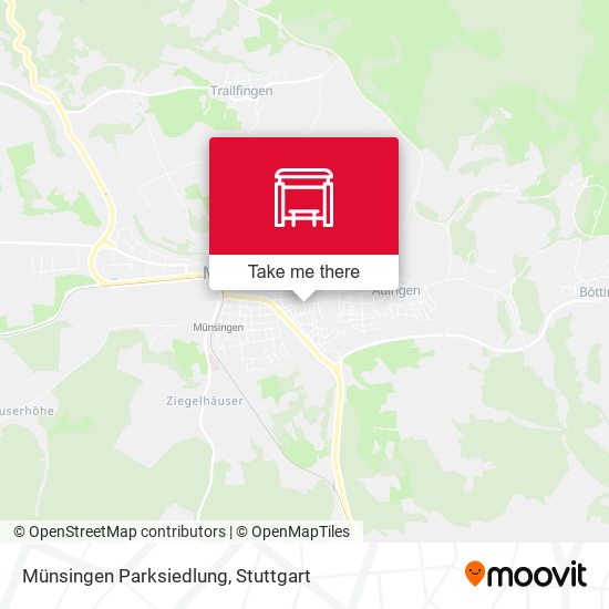 Münsingen Parksiedlung map