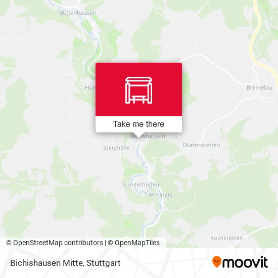 Карта Bichishausen Mitte