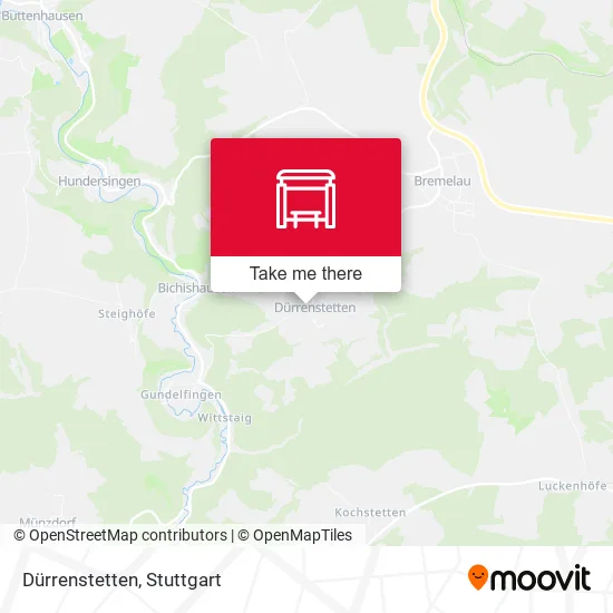 Карта Dürrenstetten