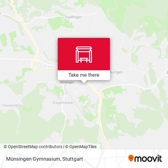 Münsingen Gymnasium map