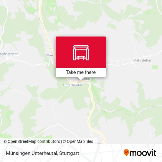 Münsingen Unterheutal map