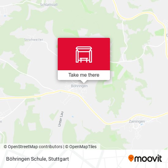 Böhringen Schule map