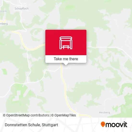 Карта Donnstetten Schule