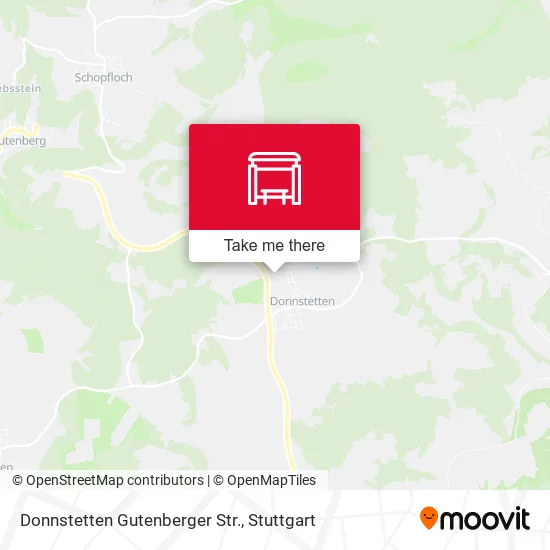 Карта Donnstetten Gutenberger Str.