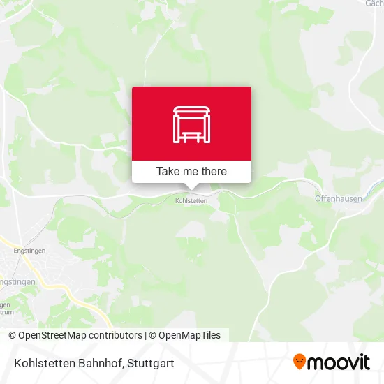 Карта Kohlstetten Bahnhof