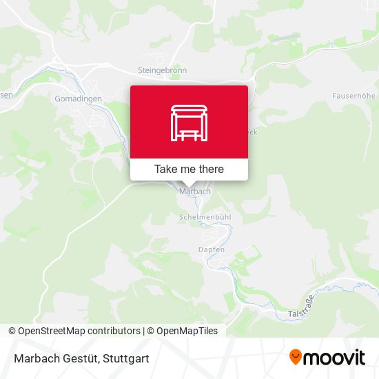 Карта Marbach Gestüt