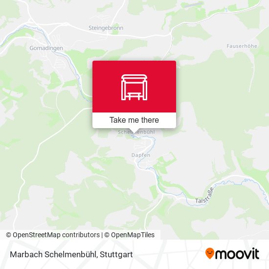 Marbach Schelmenbühl map