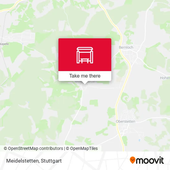 Карта Meidelstetten