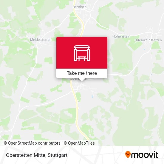 Oberstetten Mitte map