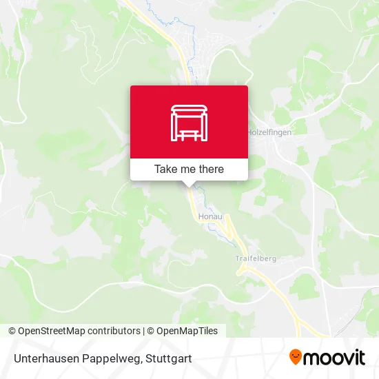 Карта Unterhausen Pappelweg