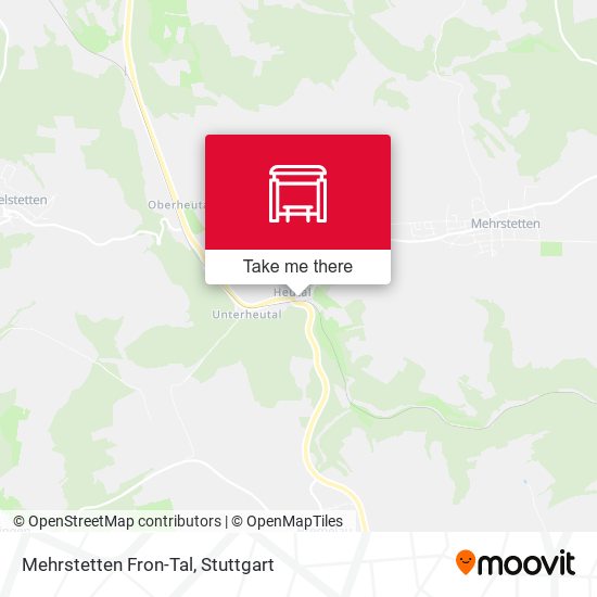 Mehrstetten Fron-Tal map