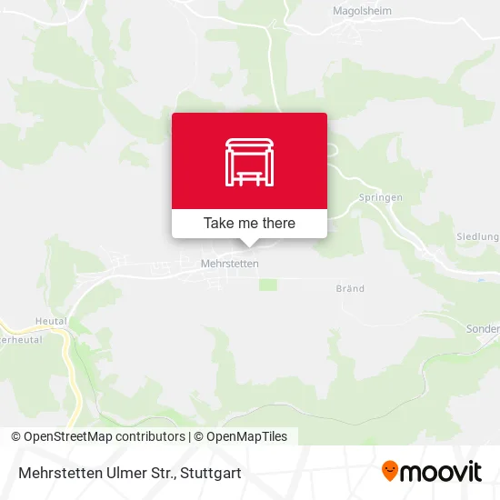 Карта Mehrstetten Ulmer Str.