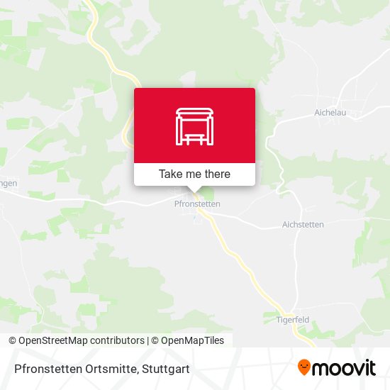 Карта Pfronstetten Ortsmitte