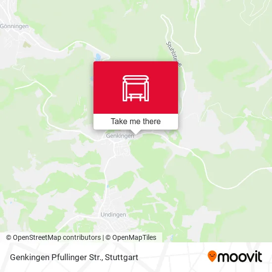 Карта Genkingen Pfullinger Str.