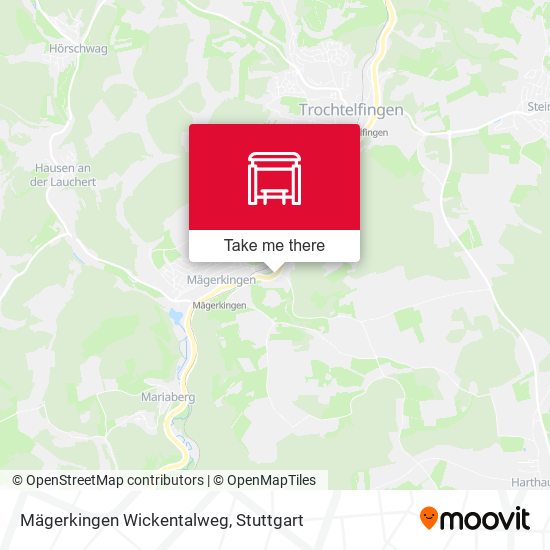Mägerkingen Wickentalweg map