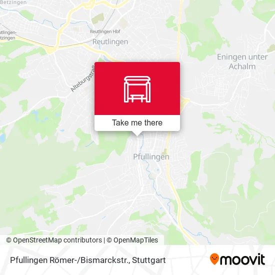 Карта Pfullingen Römer-/Bismarckstr.