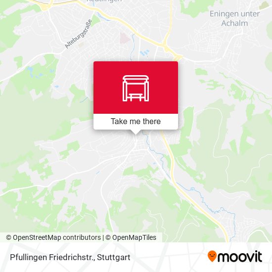 Pfullingen Friedrichstr. map