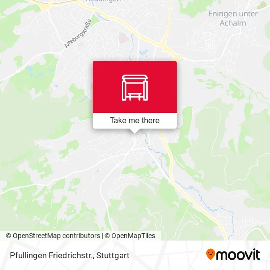 Карта Pfullingen Friedrichstr.