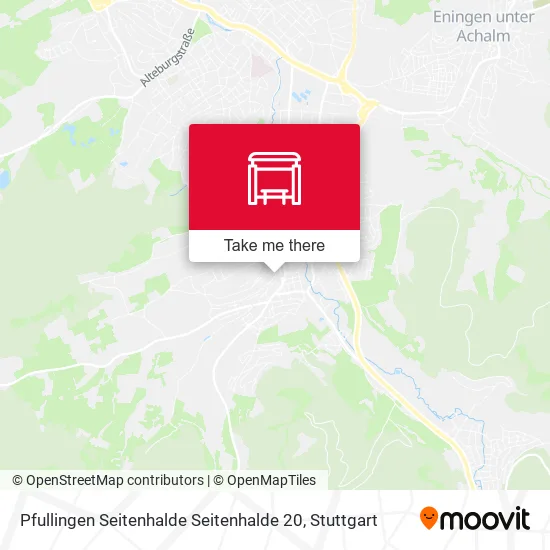 Карта Pfullingen Seitenhalde Seitenhalde 20
