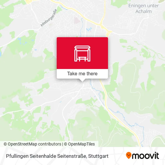 Карта Pfullingen Seitenhalde Seitenstraße