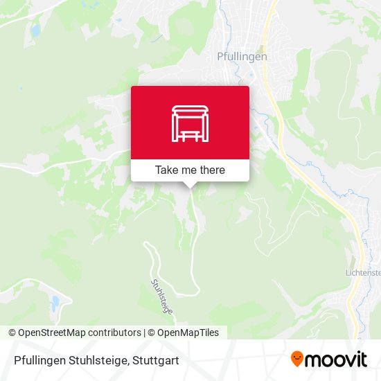 Pfullingen Stuhlsteige map
