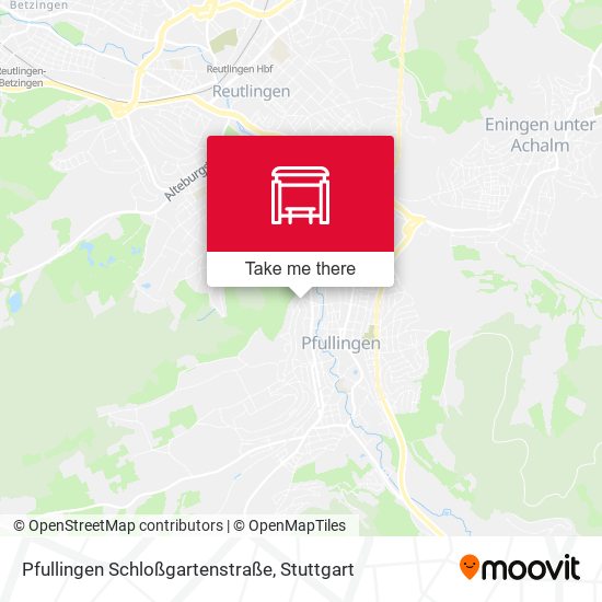 Pfullingen Schloßgartenstraße map