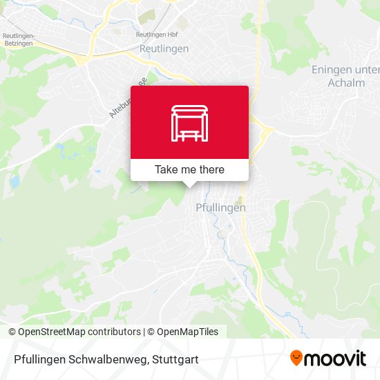 Pfullingen Schwalbenweg map