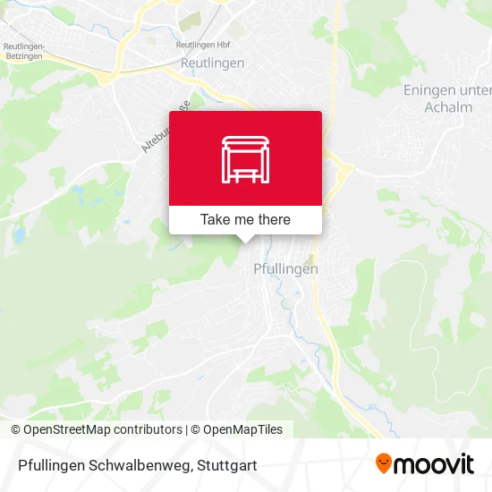 Карта Pfullingen Schwalbenweg
