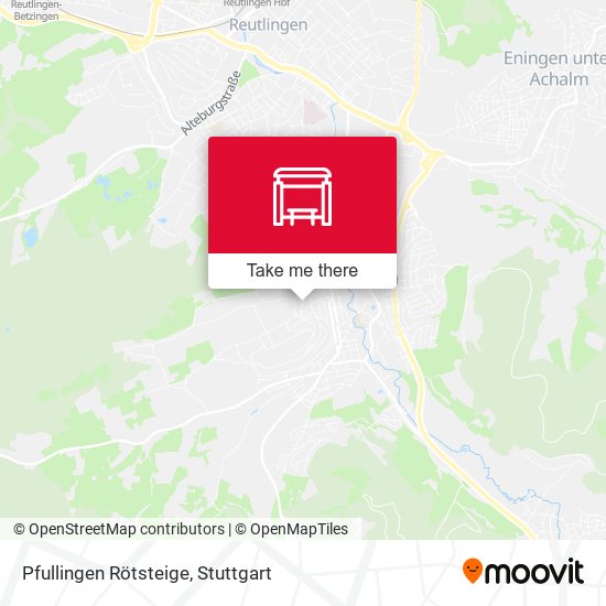 Карта Pfullingen Rötsteige