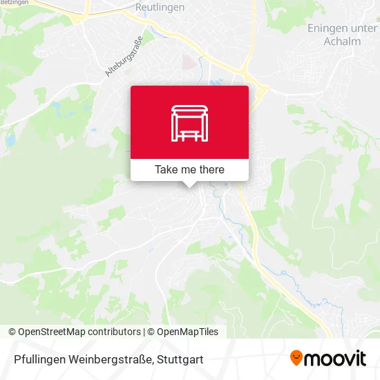 Карта Pfullingen Weinbergstraße