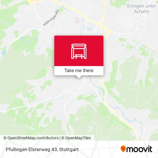 Карта Pfullingen Elsterweg 43