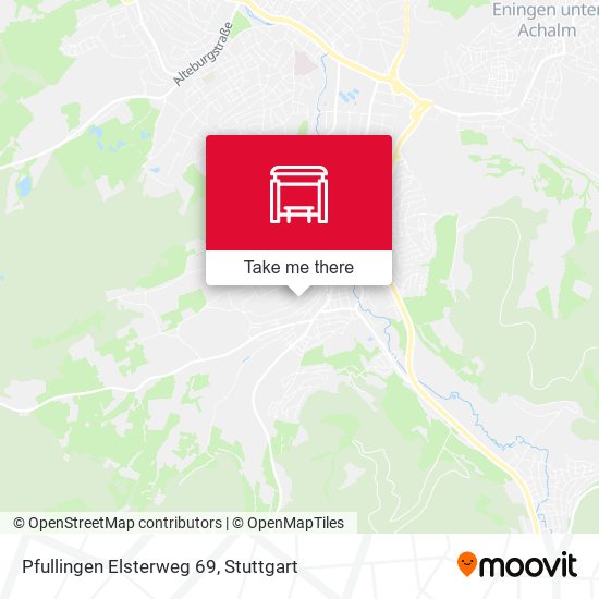 Pfullingen Elsterweg 69 map