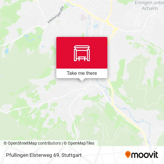 Карта Pfullingen Elsterweg 69