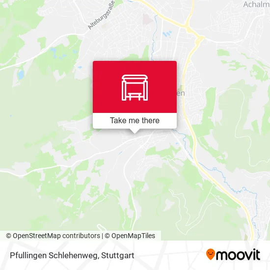 Карта Pfullingen Schlehenweg