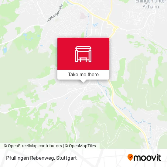 Карта Pfullingen Rebenweg