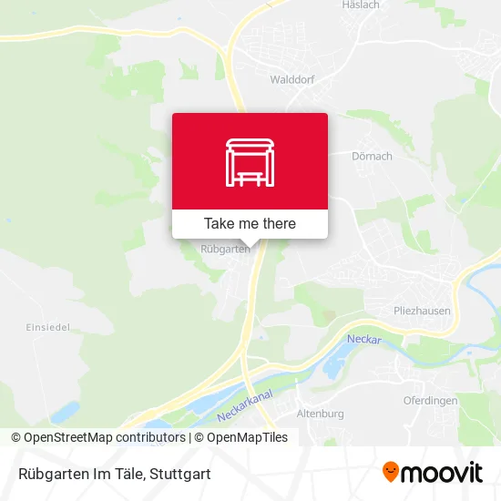Карта Rübgarten Im Täle