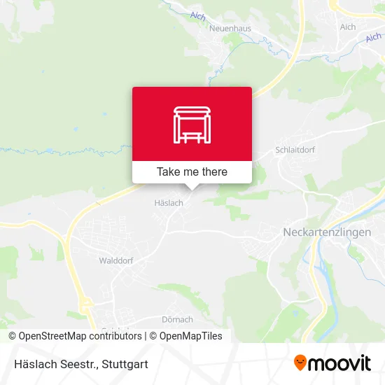 Карта Häslach Seestr.